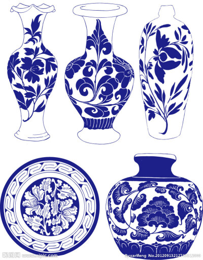 珐琅图案白描设计与工艺美术服务解析